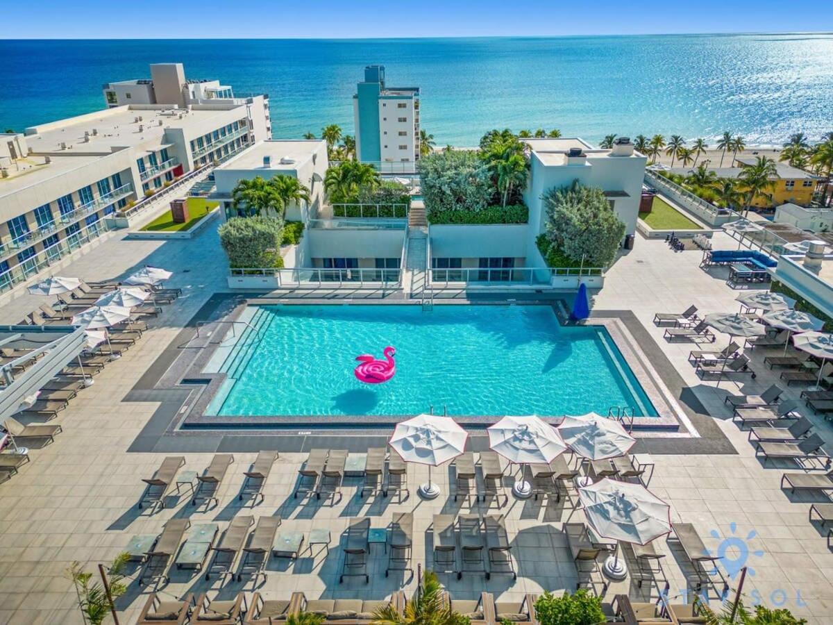 Rooftop Pool - Balcony - Hollywood Beach Broad - Walk Exterior foto